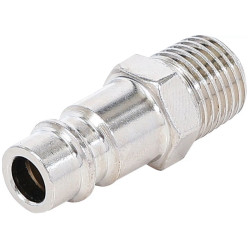 EMBOUT POUR RACCORD PNEUMATIQUE EURO BGS TECHNIC FILETAGE MALE 1/4 BSP