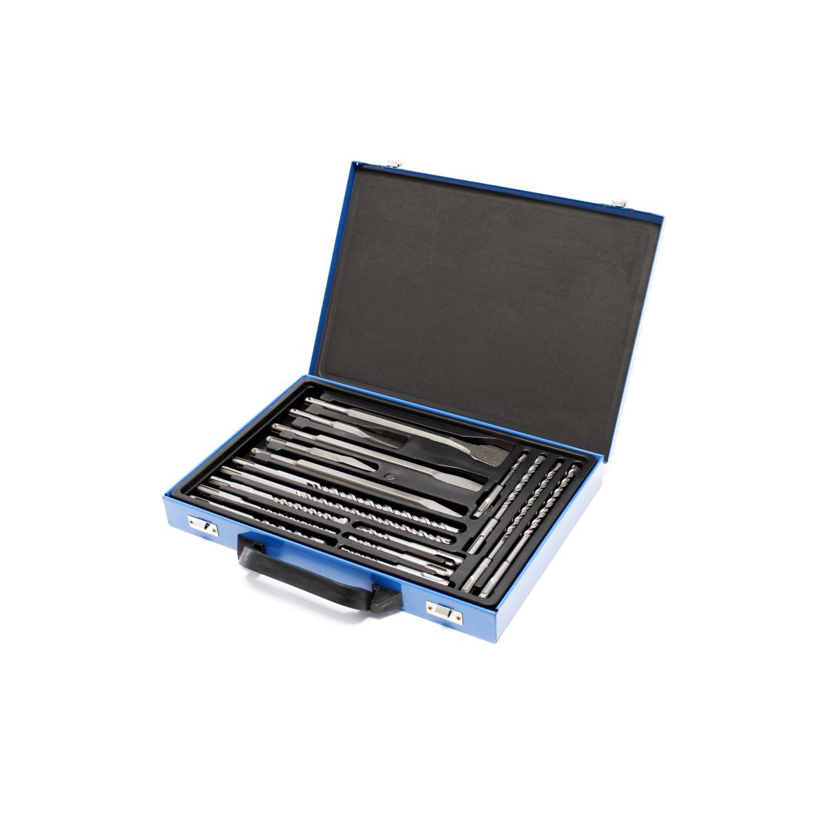 COFFRET TREPANS 12 FORETS BURINS A MACONNERIE/BETON EMMANCHEMENT SDS DE 5 A 20MM
